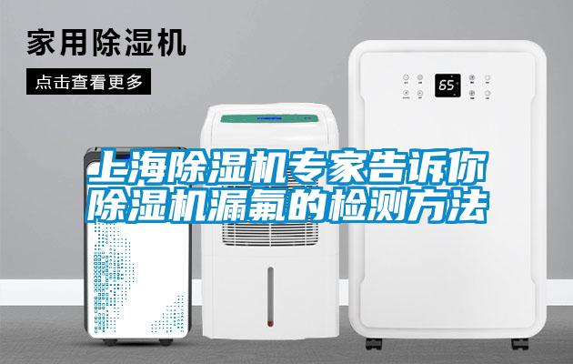 上海除濕機專家告訴你除濕機漏氟的檢測方法