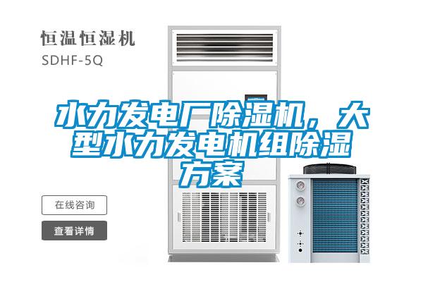 水力發(fā)電廠除濕機，大型水力發(fā)電機組除濕方案