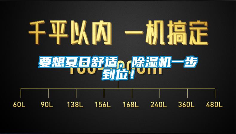 要想夏日舒適，除濕機(jī)一步到位！