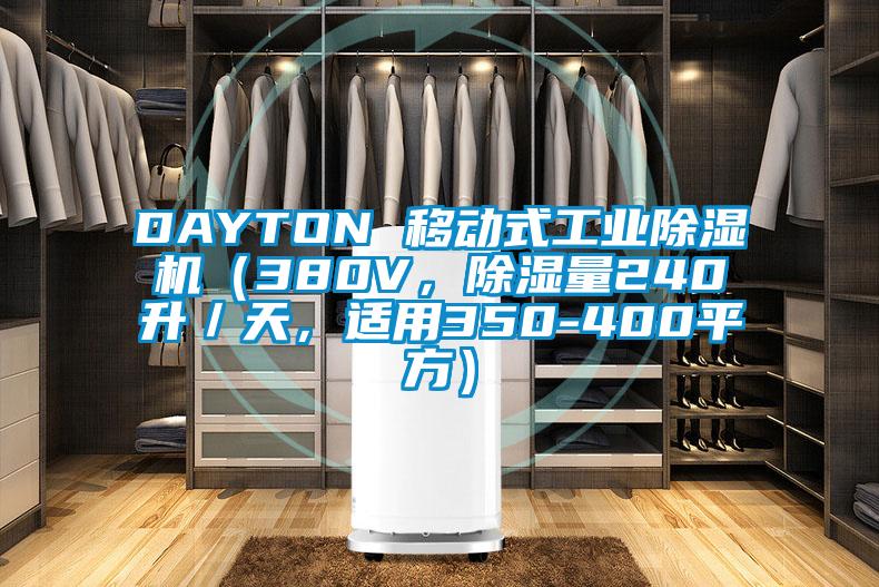 DAYTON 移動式工業(yè)除濕機(jī)（380V，除濕量240升／天，適用350-400平方）