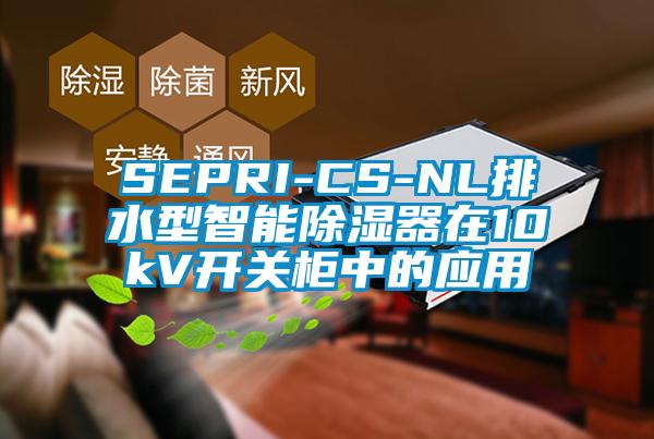 SEPRI-CS-NL排水型智能除濕器在10kV開關(guān)柜中的應用