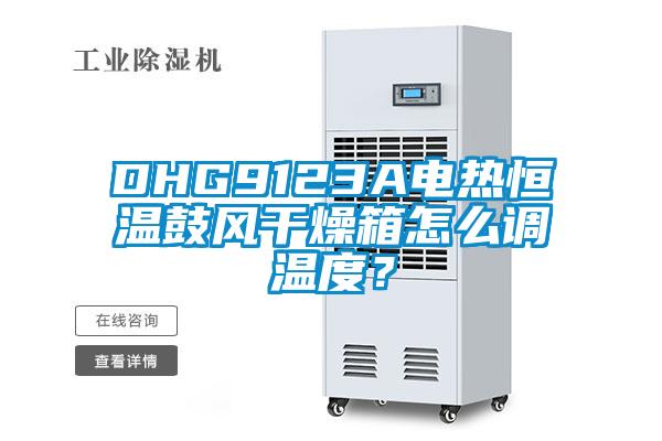 DHG9123A電熱恒溫鼓風(fēng)干燥箱怎么調(diào)溫度？