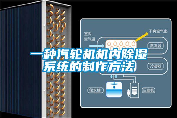 一種汽輪機機內(nèi)除濕系統(tǒng)的制作方法