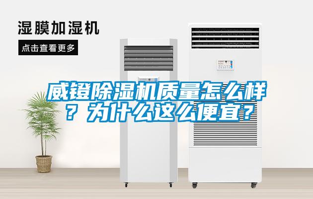 威鐙除濕機質量怎么樣？為什么這么便宜？