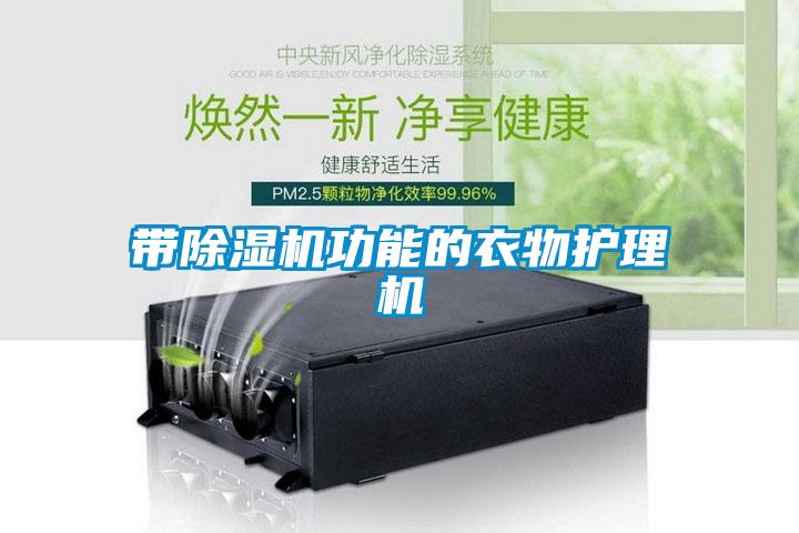 帶除濕機功能的衣物護理機