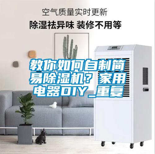 教你如何自制簡(jiǎn)易除濕機(jī)？家用電器DIY_重復(fù)