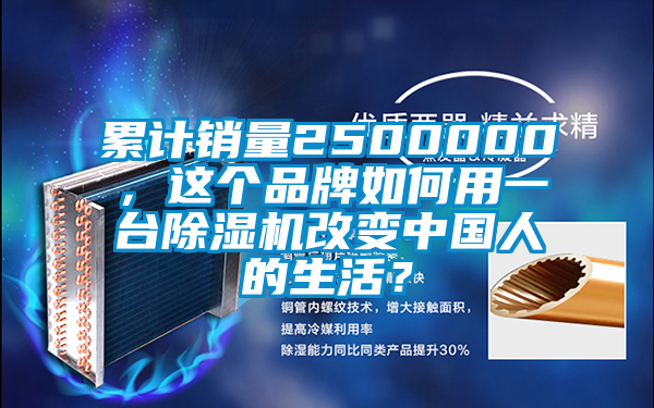 累計(jì)銷量2500000，這個品牌如何用一臺除濕機(jī)改變中國人的生活？