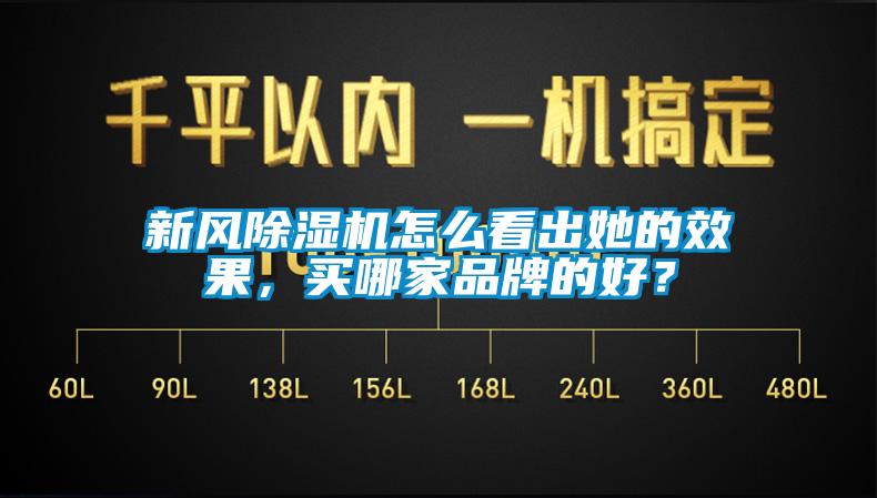 新風(fēng)除濕機(jī)怎么看出她的效果，買(mǎi)哪家品牌的好？