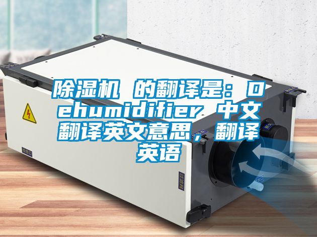 除濕機(jī) 的翻譯是：Dehumidifier 中文翻譯英文意思，翻譯英語(yǔ)