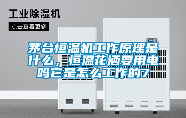 茅臺恒溫機工作原理是什么，恒溫花灑要用電嗎它是怎么工作的7