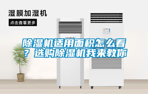 除濕機適用面積怎么看？選購除濕機我來教你