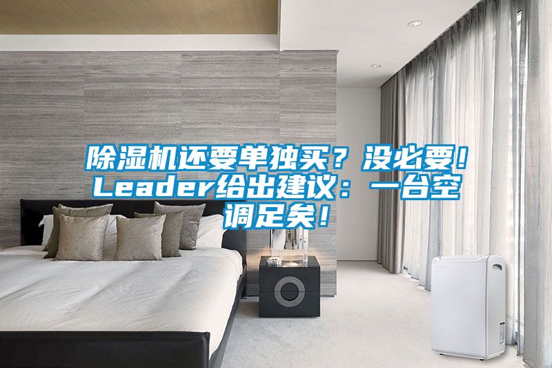 除濕機還要單獨買？沒必要！Leader給出建議：一臺空調(diào)足矣！